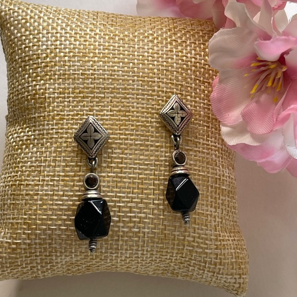Brighton Jewelry - Brighton Black and Silver Earrings